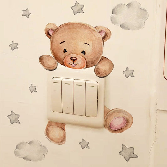 Stickybear™ - Sticker ourson décoratif | Chambre d'enfants - Confort Maman et Bébé - Mon Coin