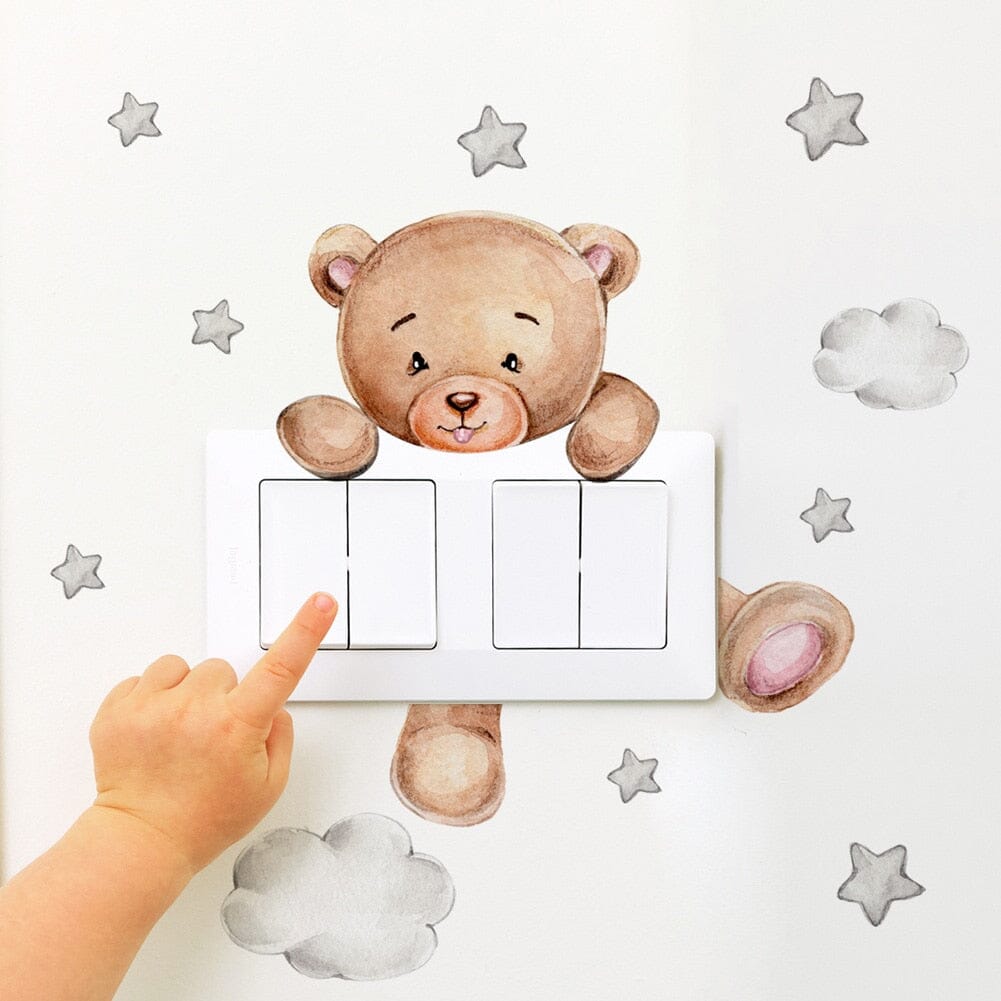 Stickybear™ - Sticker ourson décoratif | Chambre d'enfants - Confort Maman et Bébé - Mon Coin