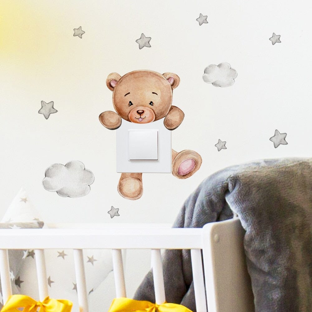 Stickybear™ - Sticker ourson décoratif | Chambre d'enfants - Confort Maman et Bébé - Mon Coin