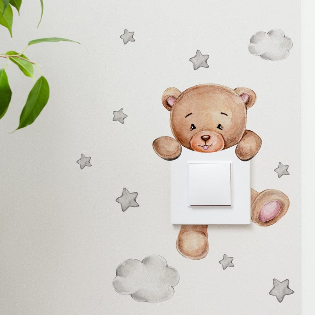 Stickybear™ - Sticker ourson décoratif | Chambre d'enfants - Confort Maman et Bébé - Mon Coin