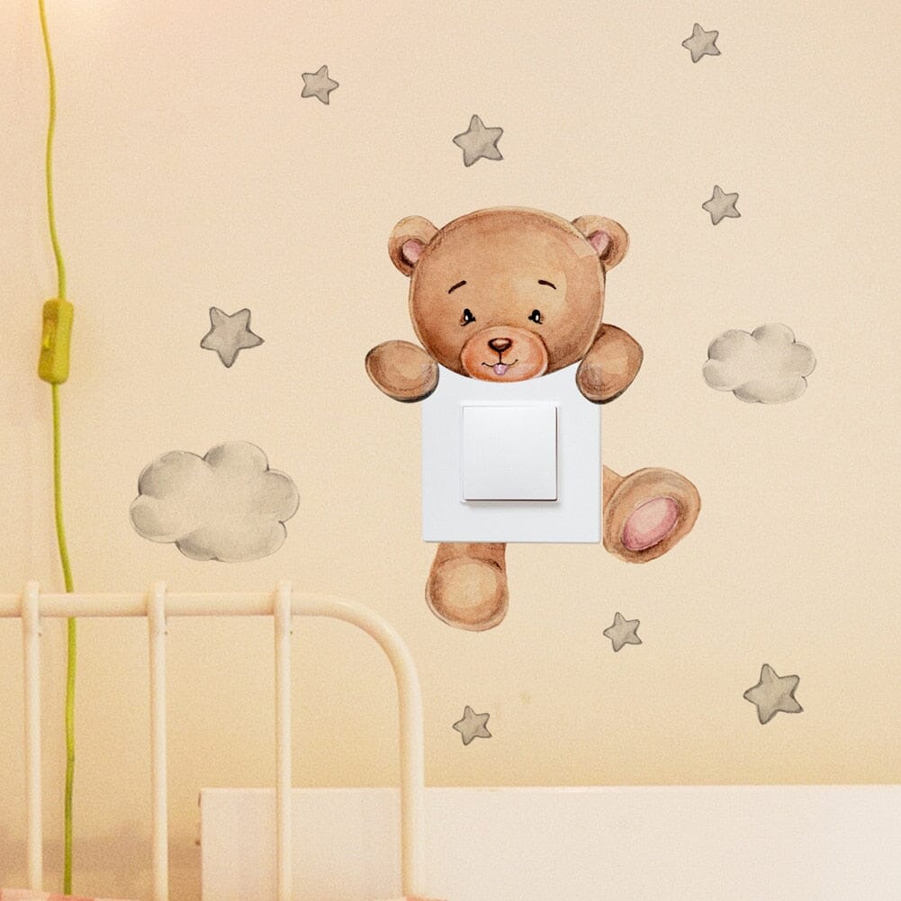 Stickybear™ - Sticker ourson décoratif | Chambre d'enfants - Confort Maman et Bébé - Mon Coin