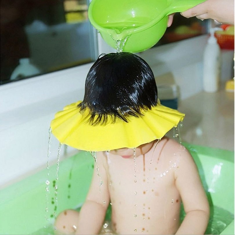 Visière chapeau pour douche bébé I ShampooCap™ - Confort Maman et Bébé - Mon Coin