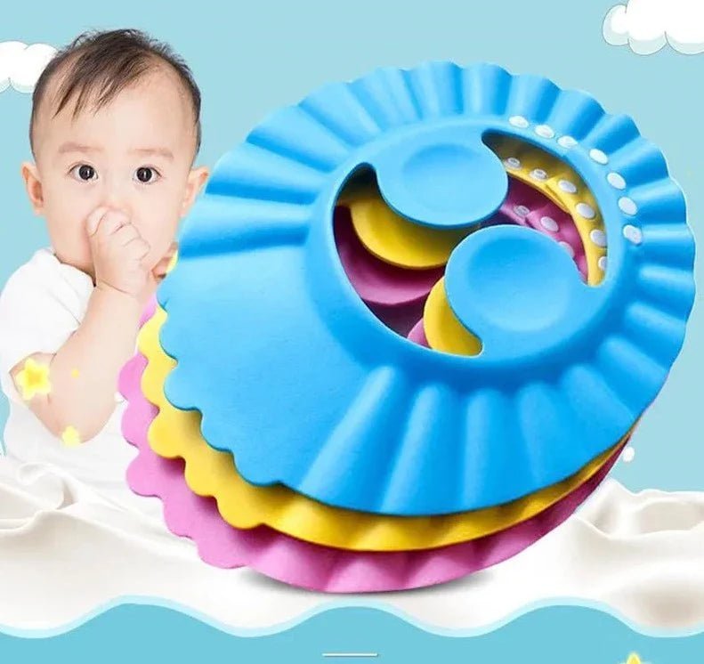 Visière chapeau pour douche bébé I ShampooCap™ - Confort Maman et Bébé - Mon Coin